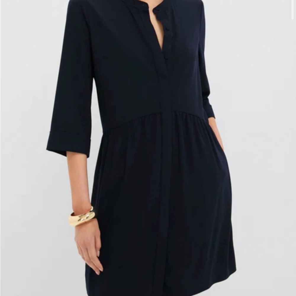 Navy Tuckernuck Royal Shirtdress - M